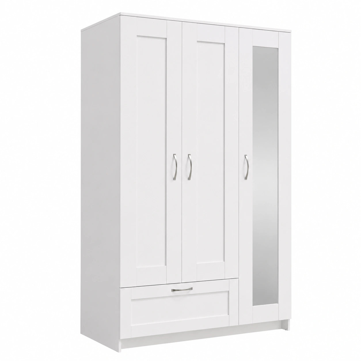Kleiderschrank – 117 × 191 × 50 cm, mit mehreren Türen