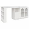 Bartisch – 120 × 40 × 97 cm, moderner Stil, ausziehbar, drehbar, mit Stauraum, für Esszimmer