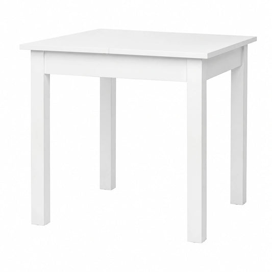 Esstisch – 80 × 80 cm, moderner Stil, ausziehbar, aus Holzwerkstoff