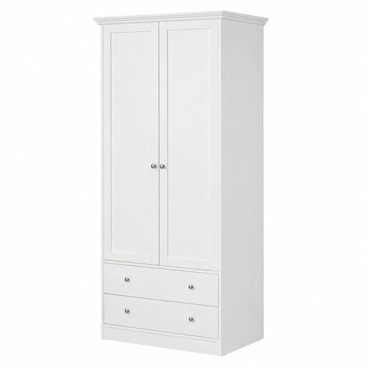 Drehtürenschrank – Landhausstil, höhenverstellbar, mit mehreren Türen, aus Holzwerkstoff