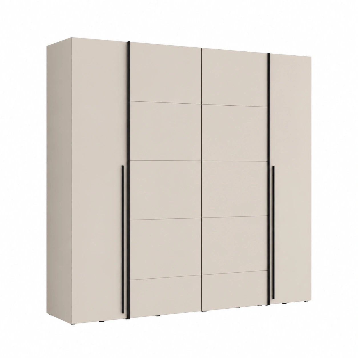 Kleiderschrank – moderner Stil, mit mehreren Türen, aus Holzwerkstoff