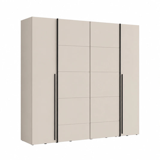 Kleiderschrank – moderner Stil, mit mehreren Türen, aus Holzwerkstoff