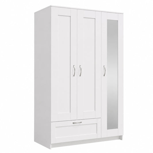 Kleiderschrank – 117 × 191 × 50 cm, mit mehreren Türen