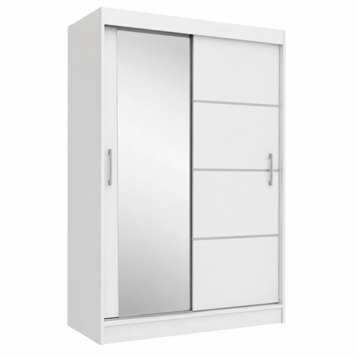 Kleiderschrank – 100 cm, mit Ablagen