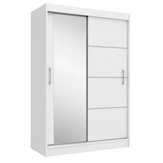 Kleiderschrank – 100 cm, mit Ablagen