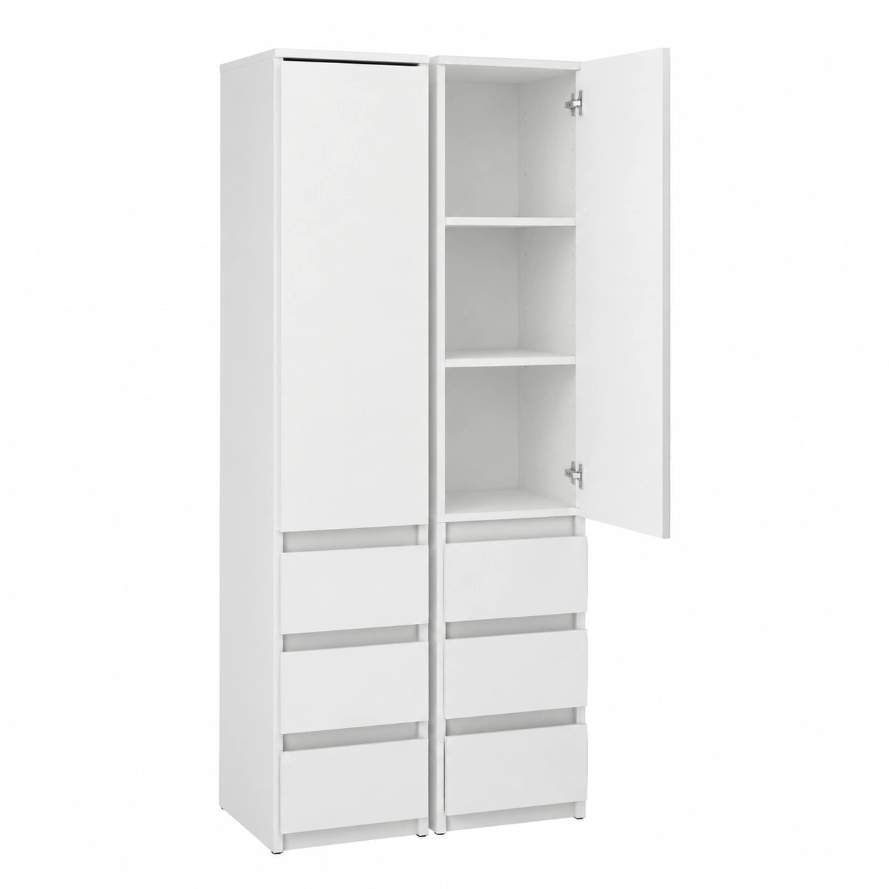 Kleiderschrank – 40 cm, mit Schubladen, modular, für Schlafzimmer, Büro und Flur