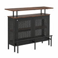 Bartisch – 120 × 50 × 106,5 cm, mit Stauraum, für Küche